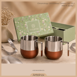 Chromology (SS & Brass Combo) Set of 2