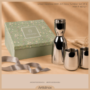 Urban Kanthika With Art Deco Tumbler Set of 2