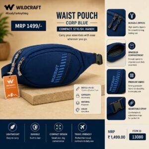 Wildcraft Waist Pouch - Corp Blue