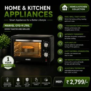 AGARO Marvel OTG 9 L Oven Toaster Griller