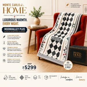 Monte Carlo Moonvalley Plus Premium Embossed Blanket