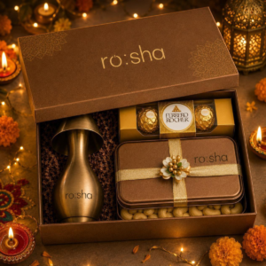 Rosha Lamp + Ferrero Rocher T4 + Premium Dry Fruits Gift Box
