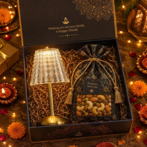 Rosha Cordless Lamp + Premium Dry Fruits Gift Box