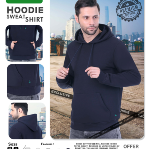 Hoodie Sweatshirt - Navy