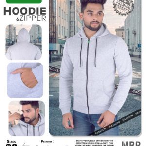 Hoodie & Zipper - Grey