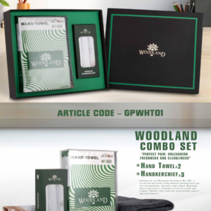 Hand Towel x2 + Handkerchief x3 Combo Set