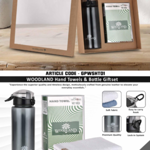 Hand Towels & Bottle Gift Set