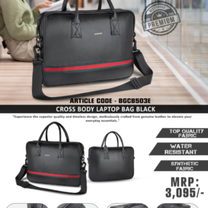 Cross Body Laptop Bag Black