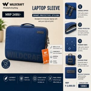 Wildcraft Laptop Sleeve - Corp Blue