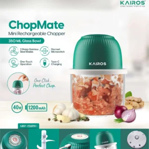 Kairos ChopMate Mini Rechargeable Chopper 350ml